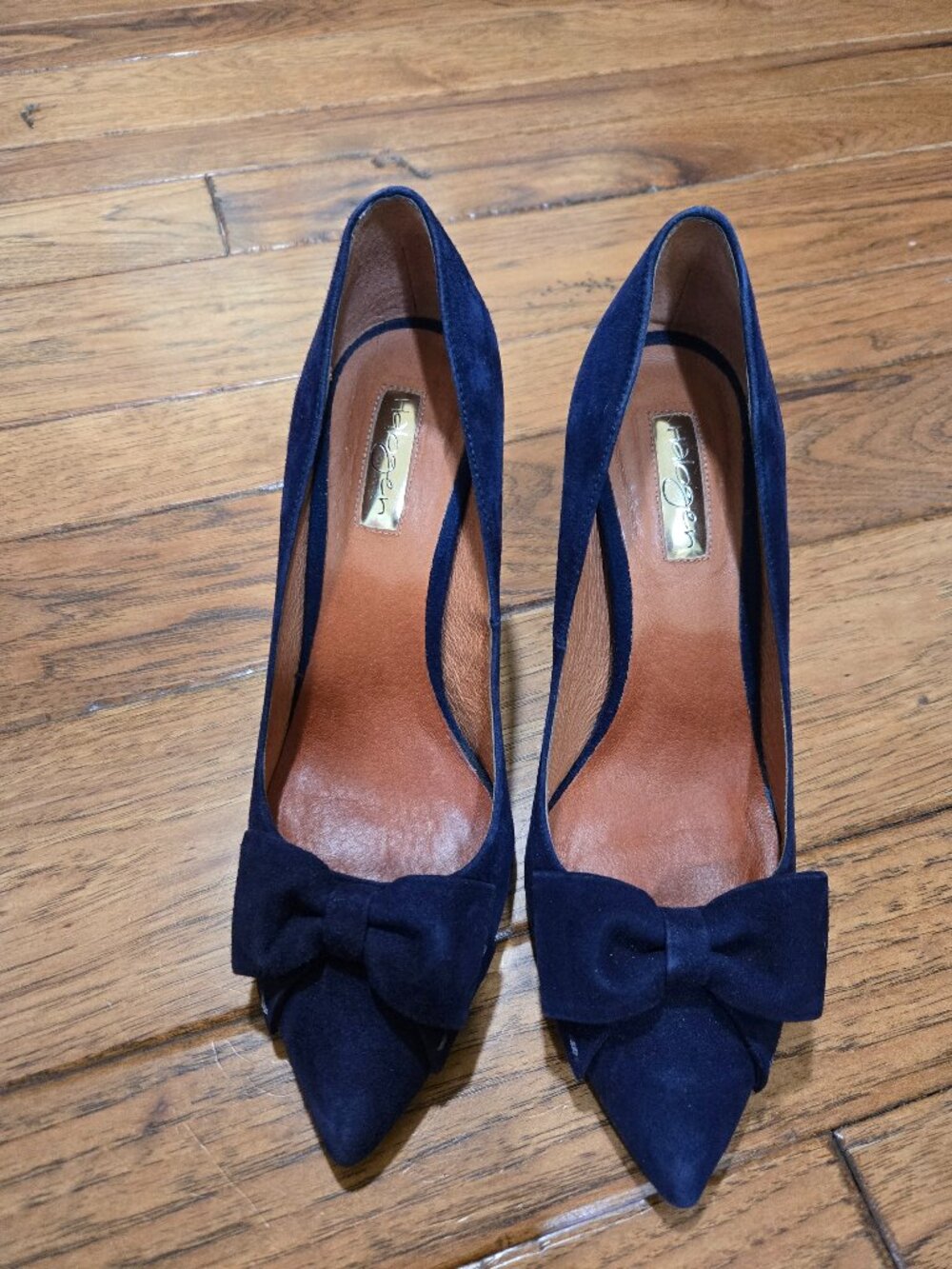 Halogen Navy Blue Suede Pumps, size 9